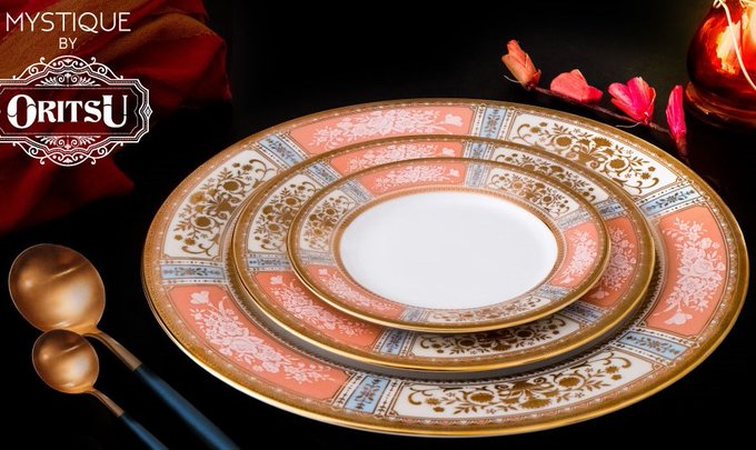 Dinnerware Made Elegant and Regal with QNET ORITSU